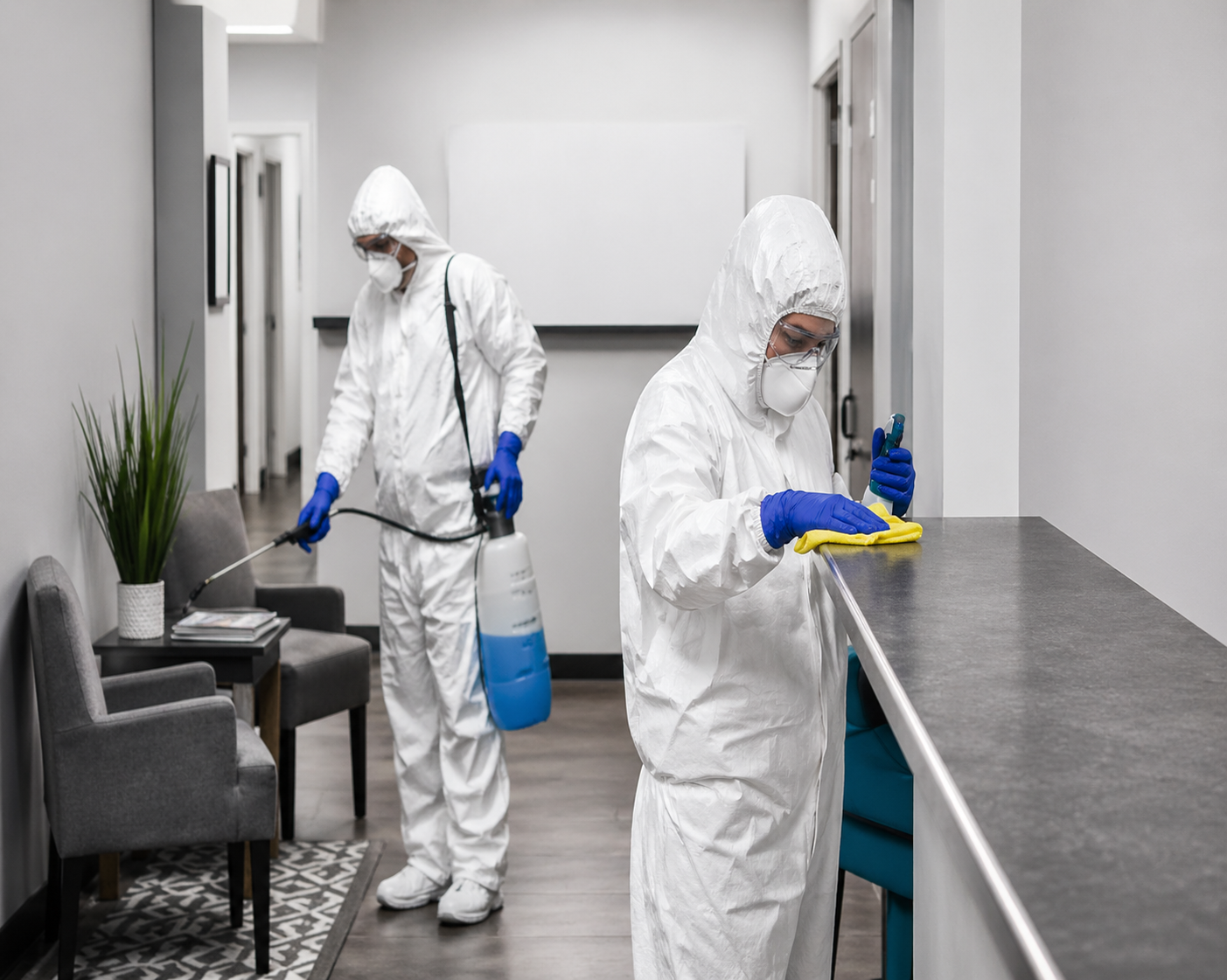Desinfecção e Sanitização de Ambientes